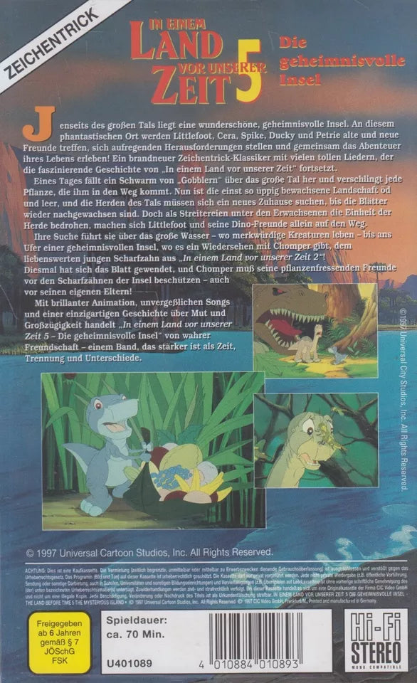 In einem Land vor unserer Zeit 5: Die geheimnisvolle Insel (VHS - 1997 - DE)
