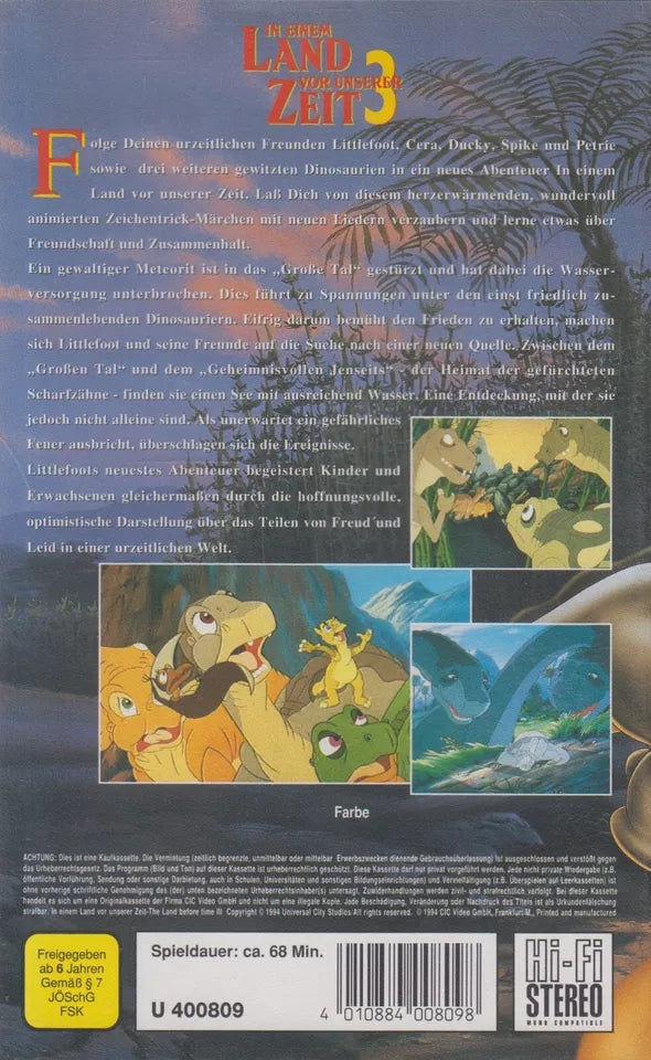 In einem Land vor unserer Zeit 3 (VHS - 1994 - DE)