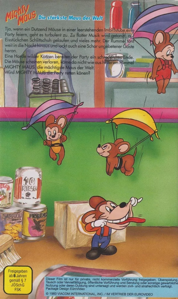Mighty Mouse - La souris la plus forte du monde (VHS - 1983 - DE)