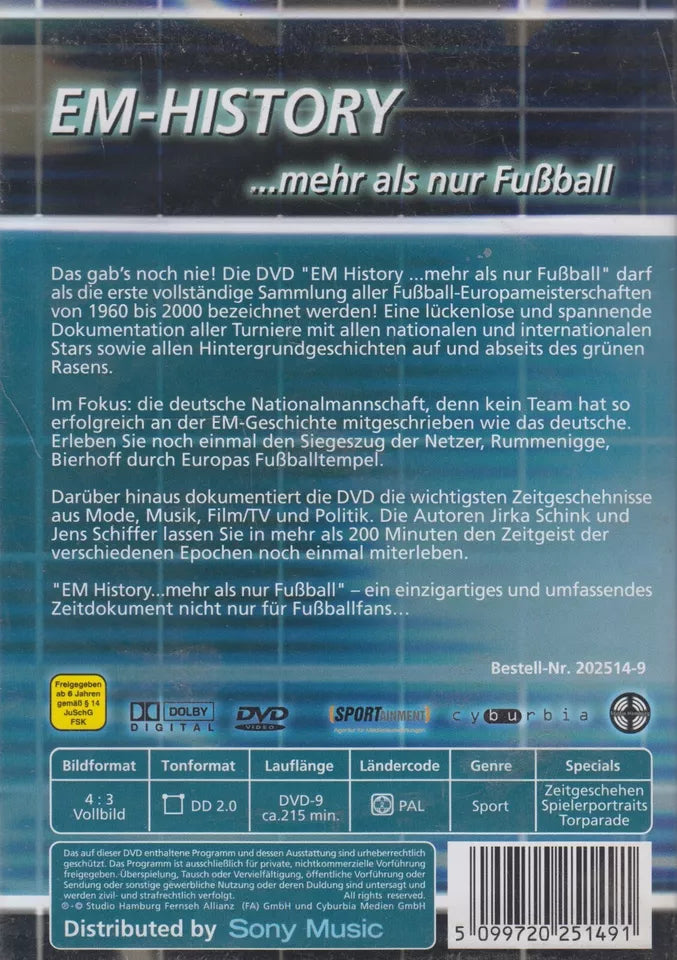 EM-History - ...mehr als Fußball (DVD - DE)