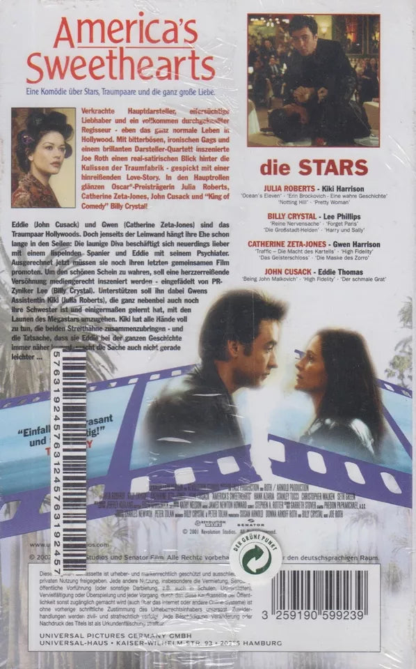 America's Sweethearts (VHS - 2002 - DE)