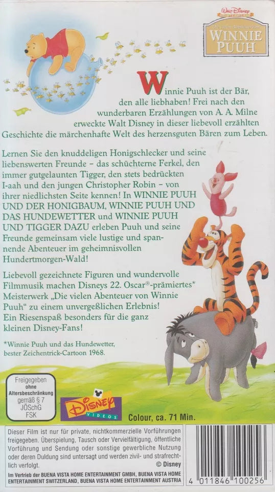 Die vielen Abenteuer von Winnie Puuh (VHS - DE)