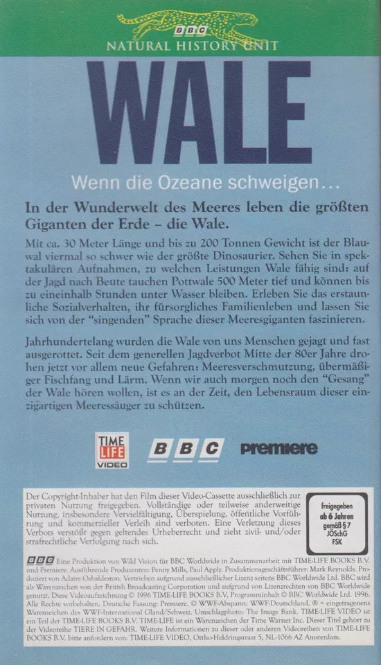 Tiere in Gefahr: Wale (VHS - 1996 - DE)