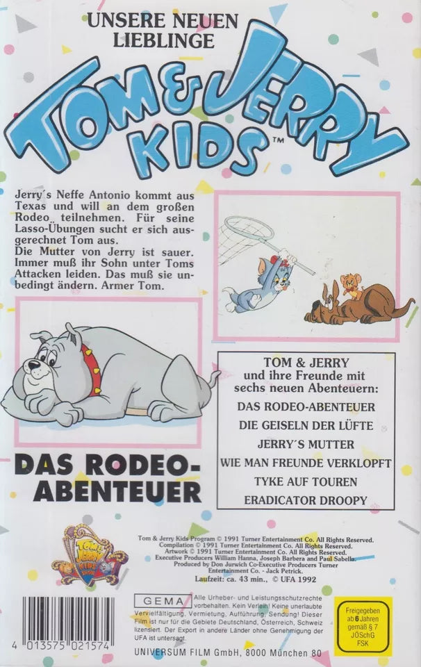 Tom & Jerry Kids: Das Rodeo-Abenteuer (VHS - 1992 - DE)