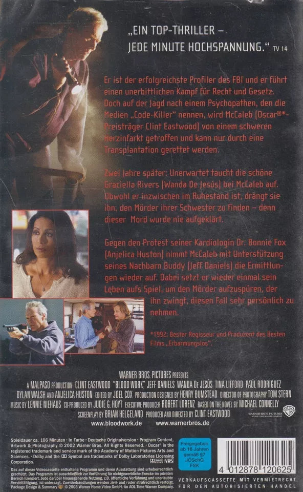 Blood Work (VHS - 2003 - DE)
