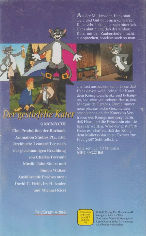 Der gestiefelte Kater (VHS - 1998 - DE)