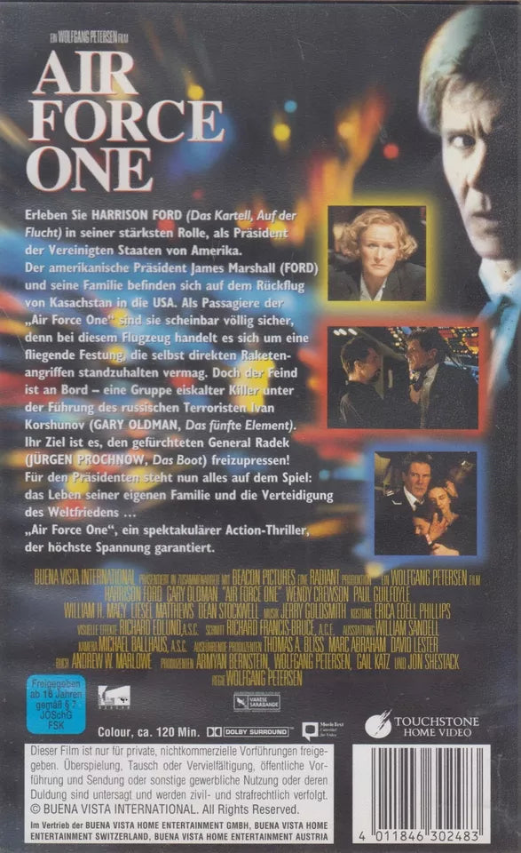 Air Force One (VHS - DE)