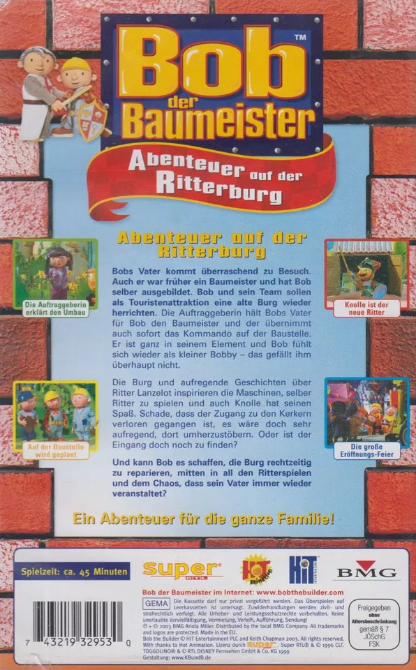 Bob der Baumeister: Abenteuer auf der Ritterburg (VHS - 2003 - DE)