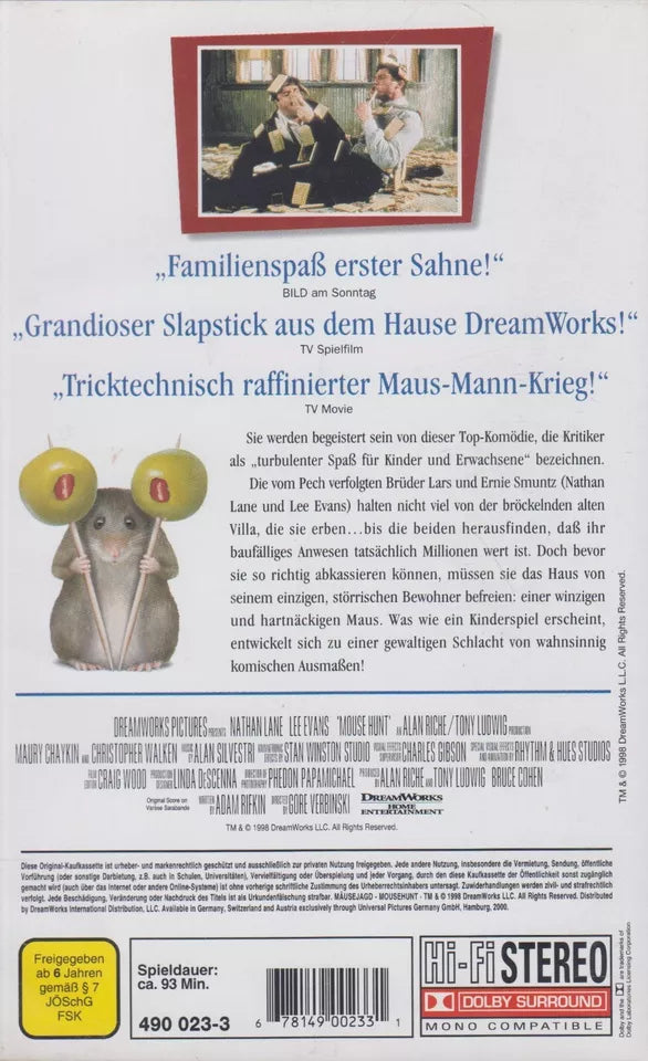 Mäusejagd (VHS - 2000 - DE)