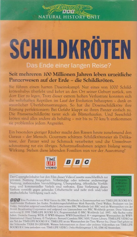 Tiere in Gefahr: Schildkröten (VHS - 1998 - DE)