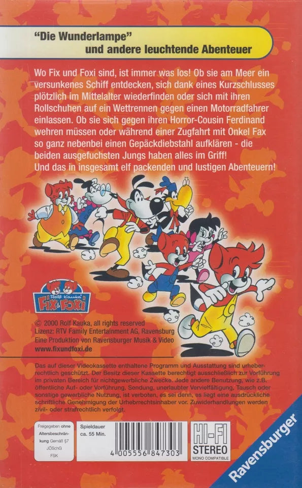 Fix & Foxi: Ihre lustigsten Abenteuer 1 (VHS - 2000 - DE)