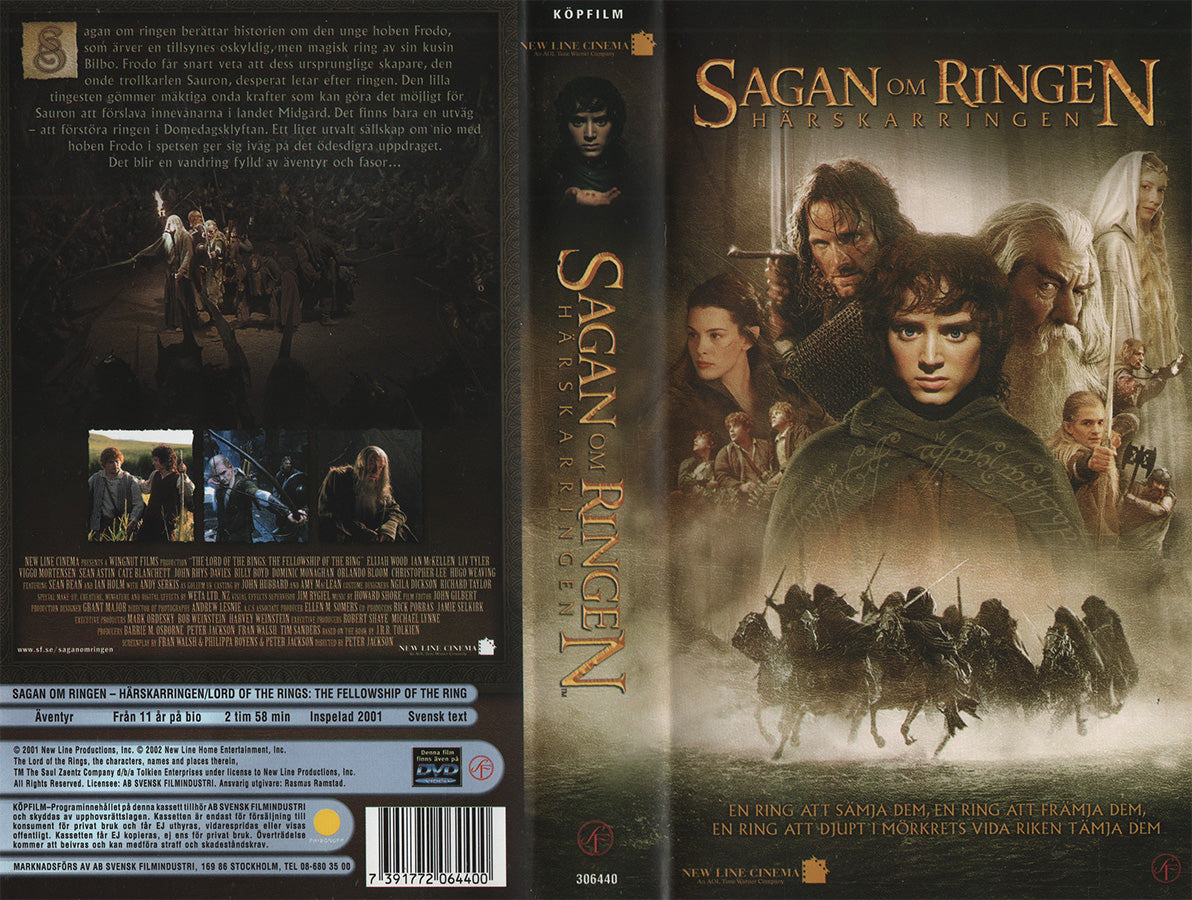 Sagan om Ringen - Härskarringen (VHS - 2002 - SE)