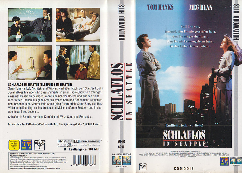 Nuits blanches à Seattle (VHS - 1994 - DE)