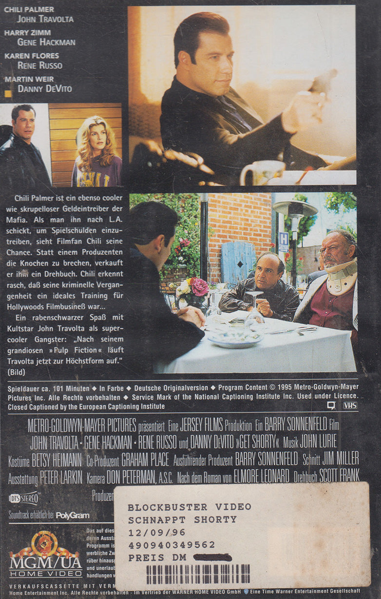 Schnappt Shorty (VHS - 1996 - DE)