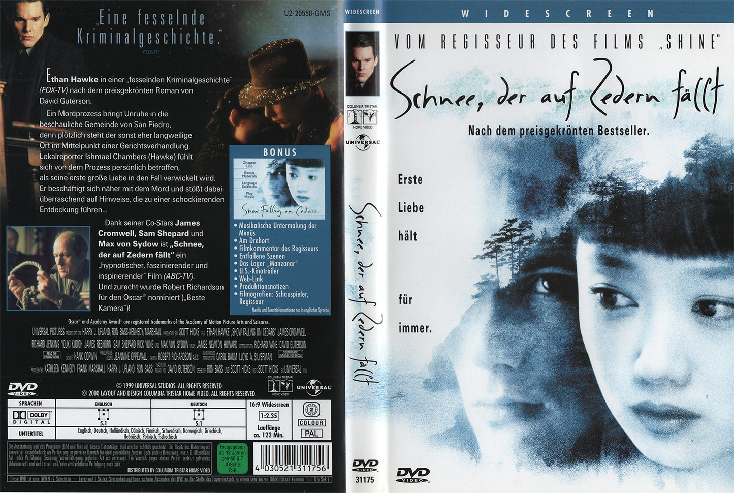 Schnee, der auf Zedern fällt (DVD - 2000 - DE)