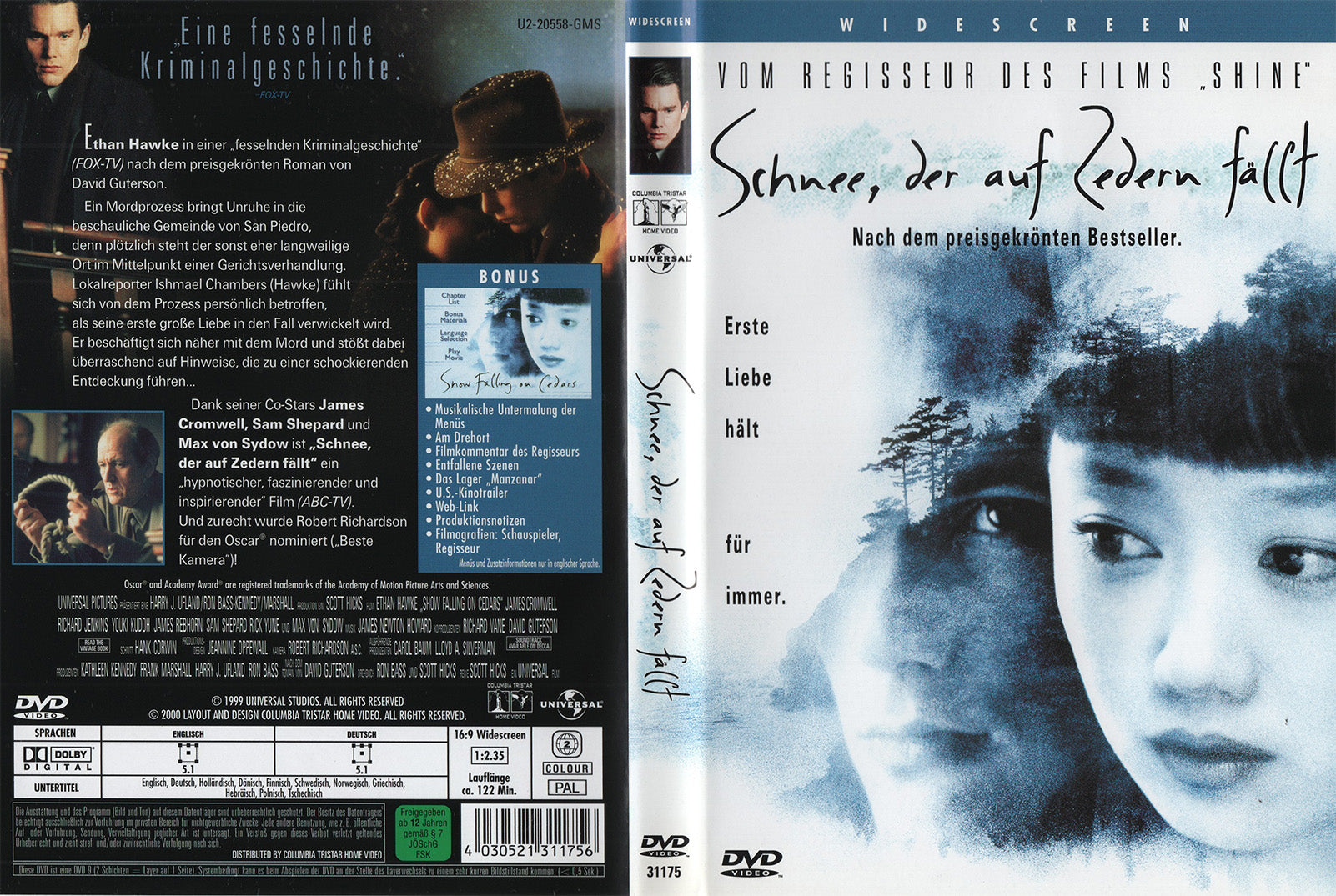 Schnee, der auf Zedern fällt (DVD - 2000 - DE)