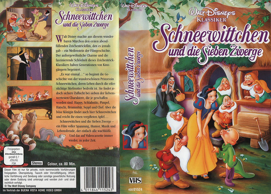 Schneewittchen und die sieben Zwerge (VHS - DE)