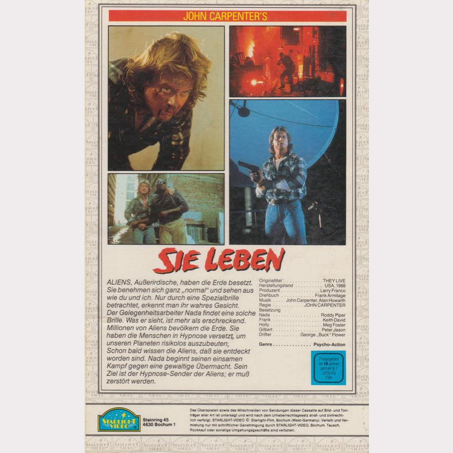 Sie leben (VHS - DE)