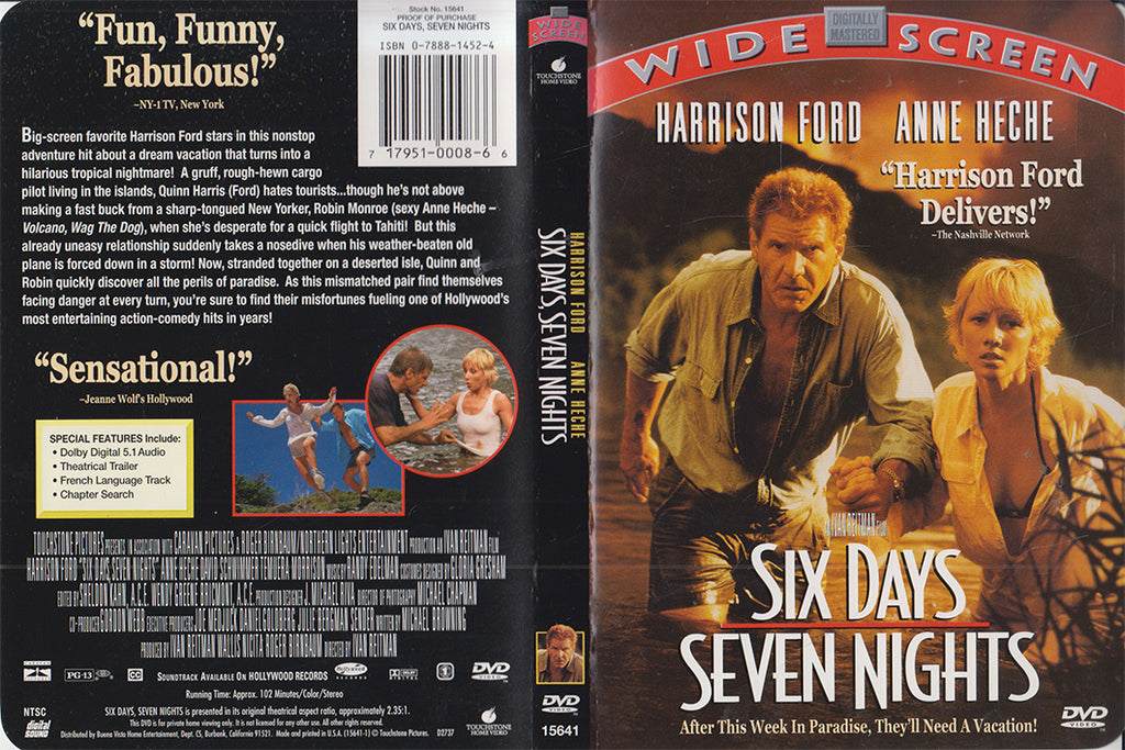 Six jours, sept nuits (DVD - États-Unis)