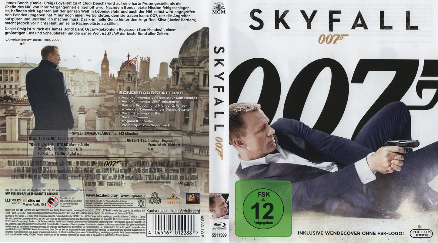 Skyfall (Blu-ray - 2013 - DE)