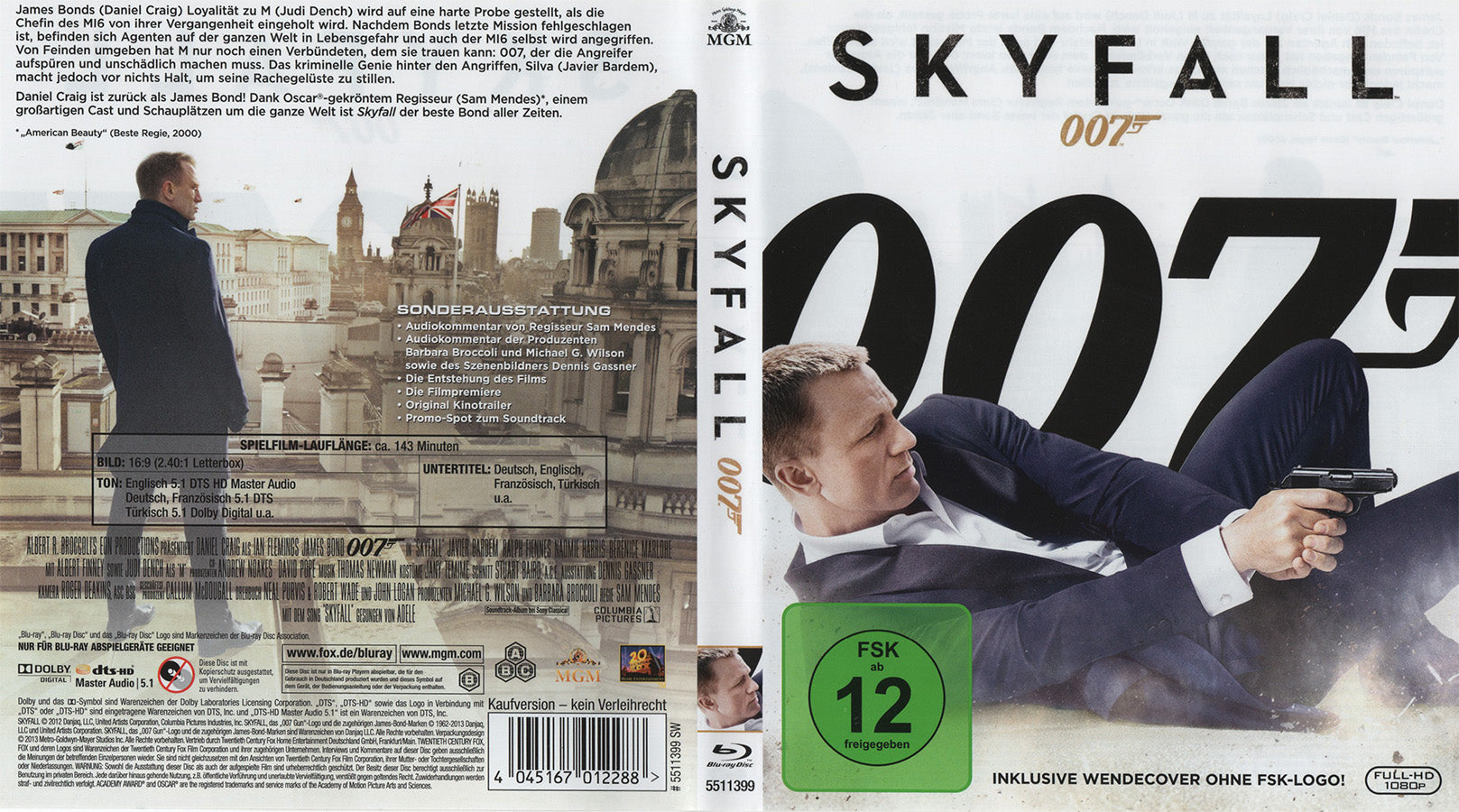 Skyfall (Blu-ray - 2013 - DE)