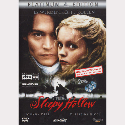 Cover der DVD des Films Sleepy Hollow erschienen bei Constantin Video / Warner Home Video im Jahr 2004
