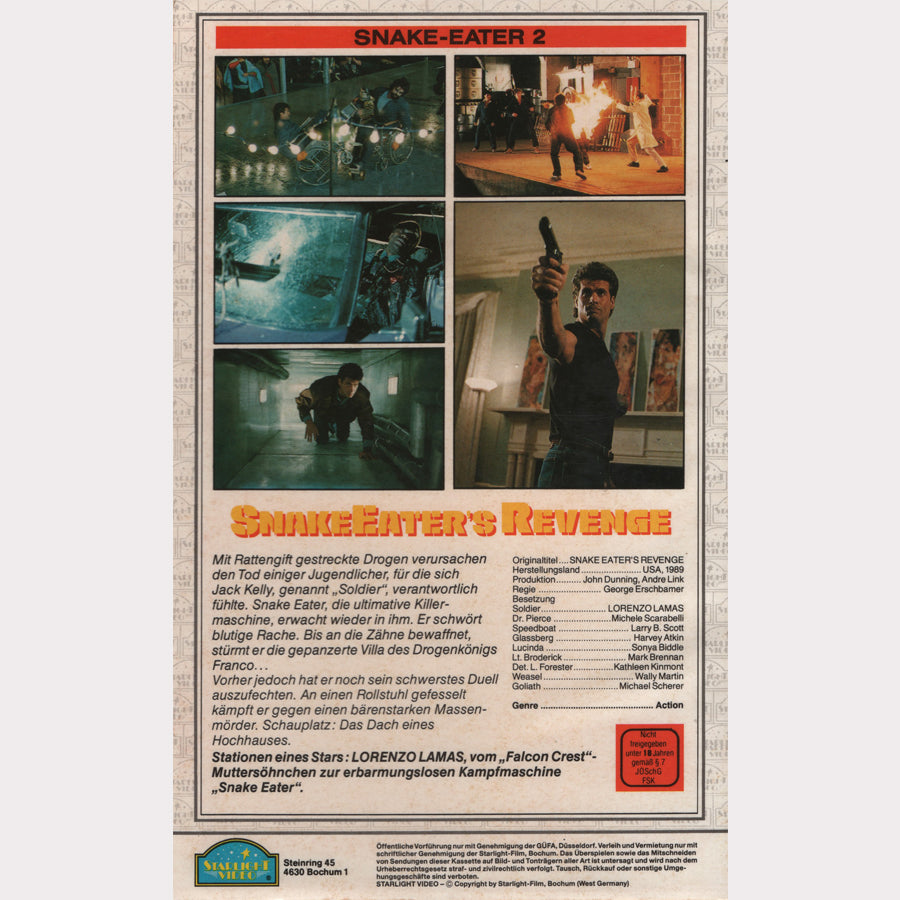 Snake Eater's Revenge (VHS - DE)