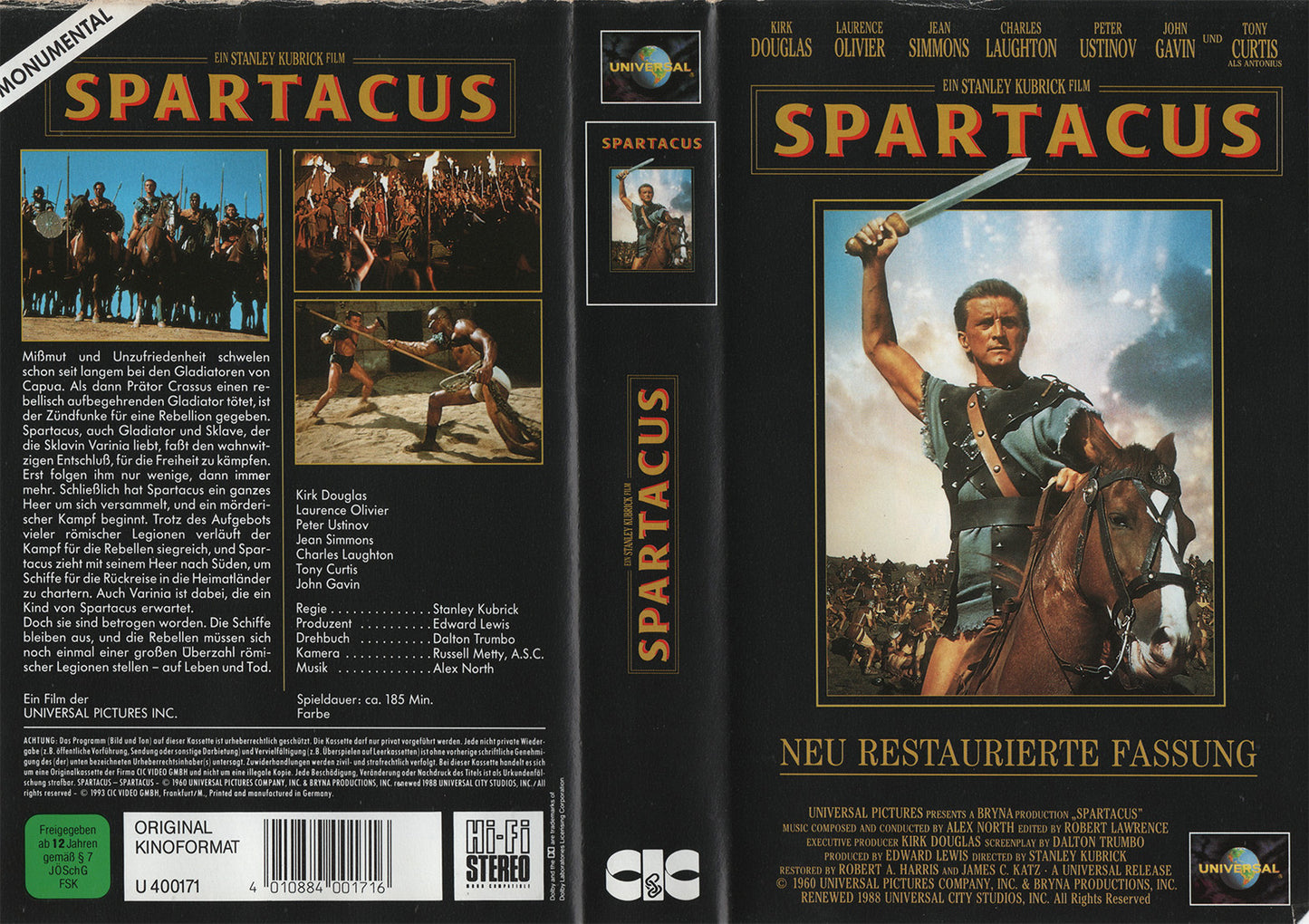 Spartacus (VHS - 1993 - DE)