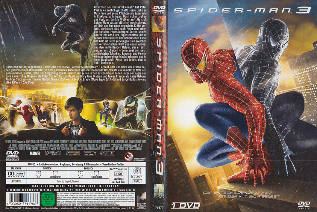 Spider-Man 3 (DVD - 2007 - DE)