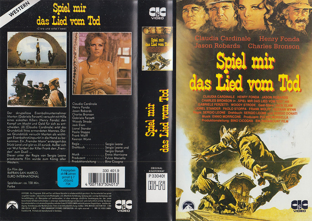 Spiel mir das Lied vom Tod (VHS - 1992 - DE)