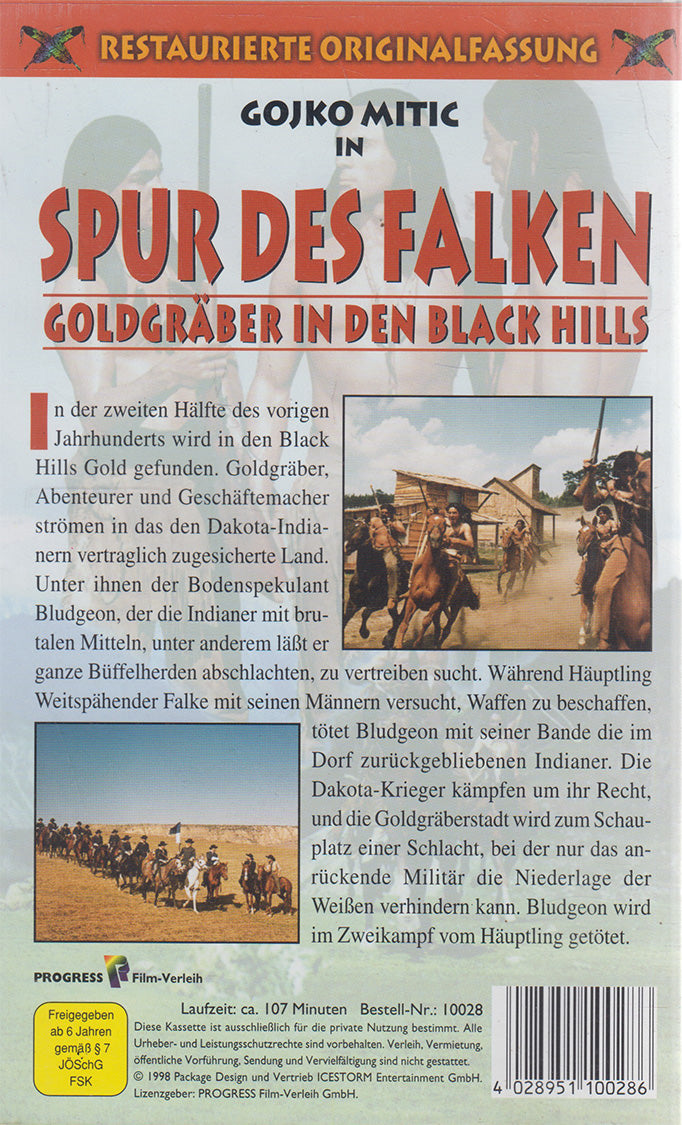 Spur des Falken - Goldgräber in den Black Hills (VHS - 1998 - DE)