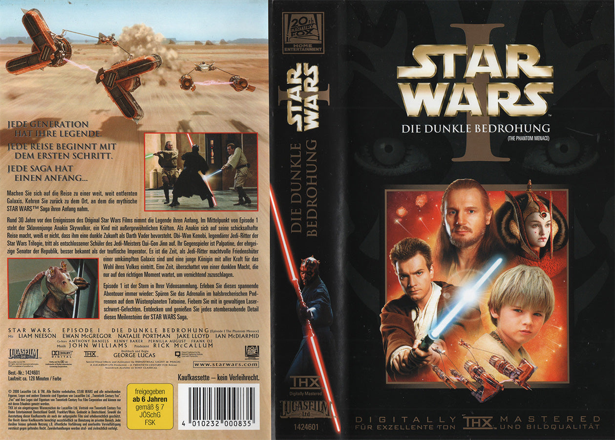 Star Wars I - The Phantom Menace (VHS - 2000 - DE)