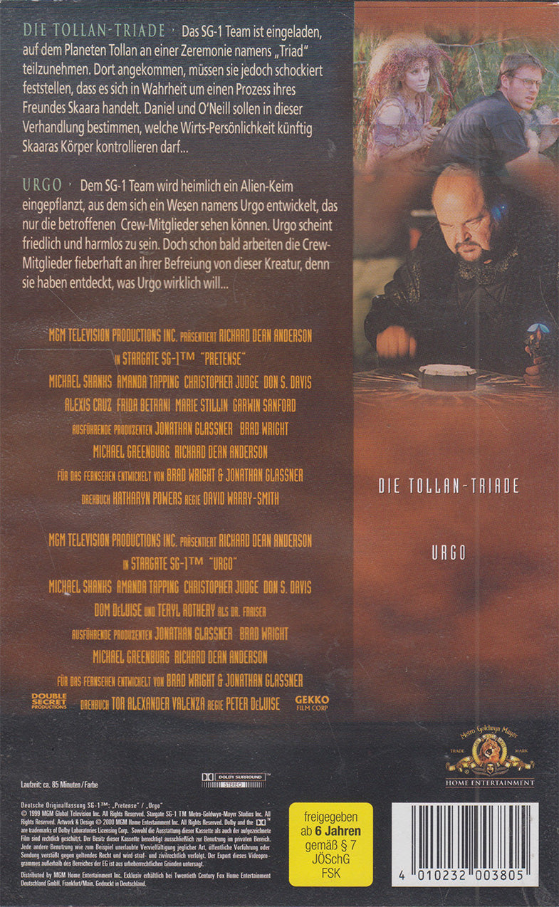 Stargate Kommando SG-1: 30 - Die Tollan-Triade & Urgo (VHS - 2000 - DE)