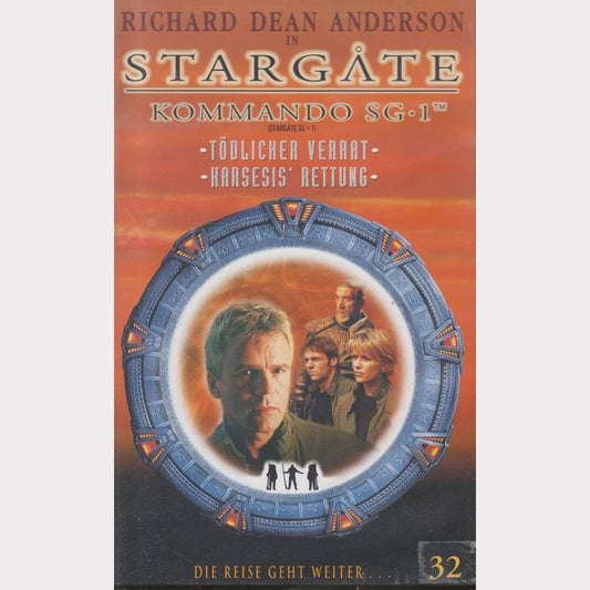 Stargate Command SG-1: 32 - Deadly Betrayal &amp; Harsesis' Rescue (VHS - 2000 - DE)