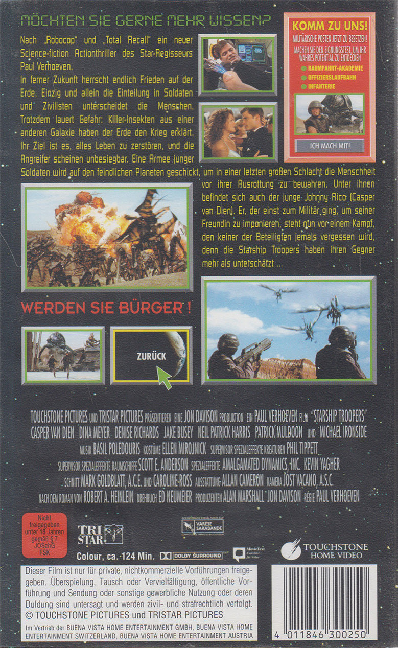 Starship Troopers (VHS - DE)