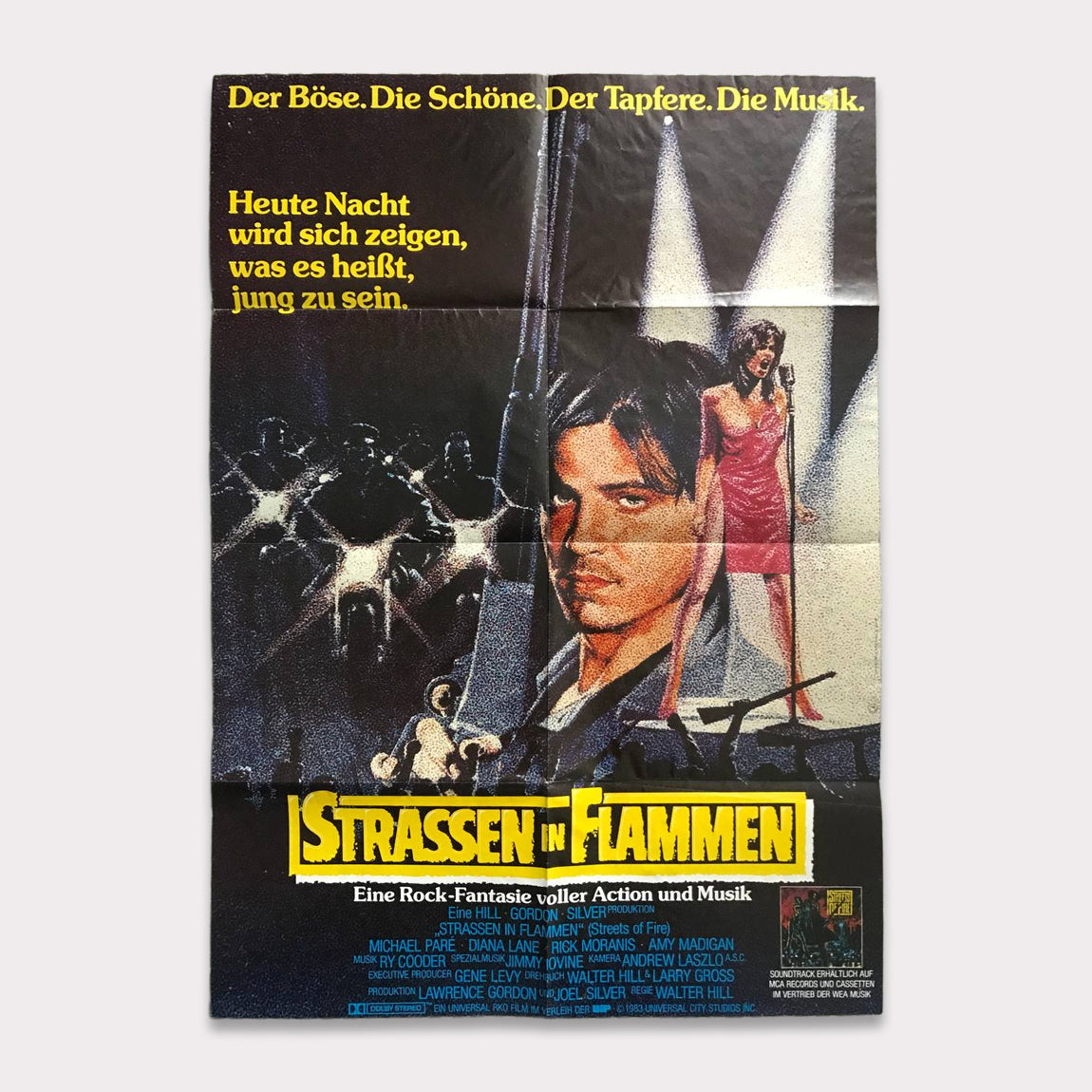 Straßen in Flammen | DIN A1 Filmplakat