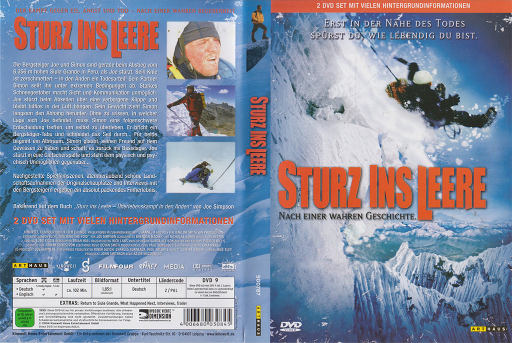 Tomber dans le vide (2xDVD - 2004 - DE)