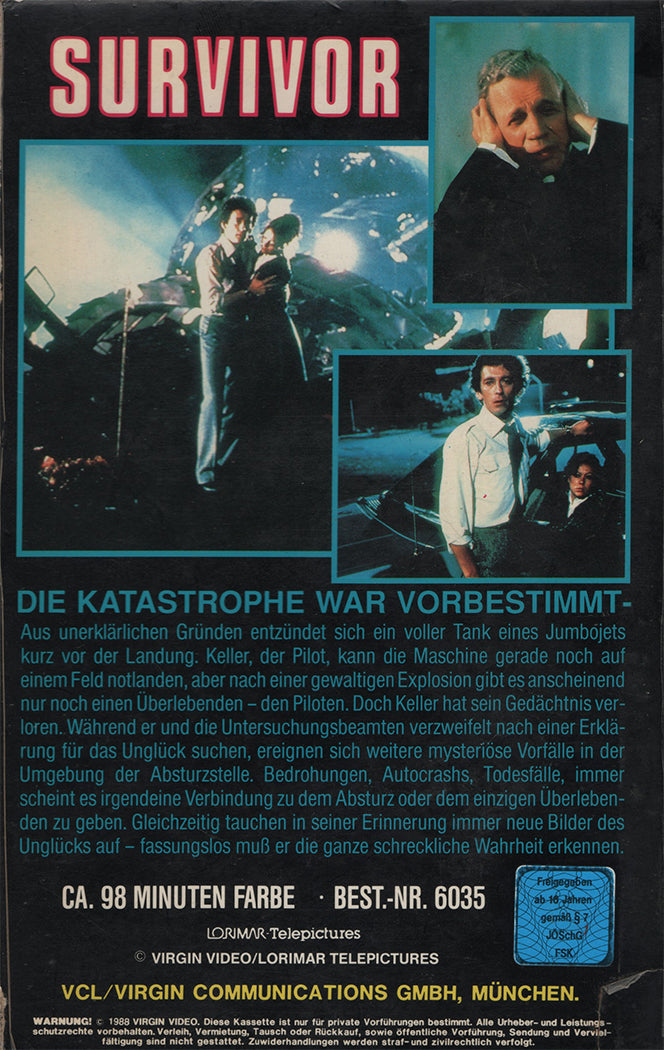 Survivor (VHS - 1988 - DE)