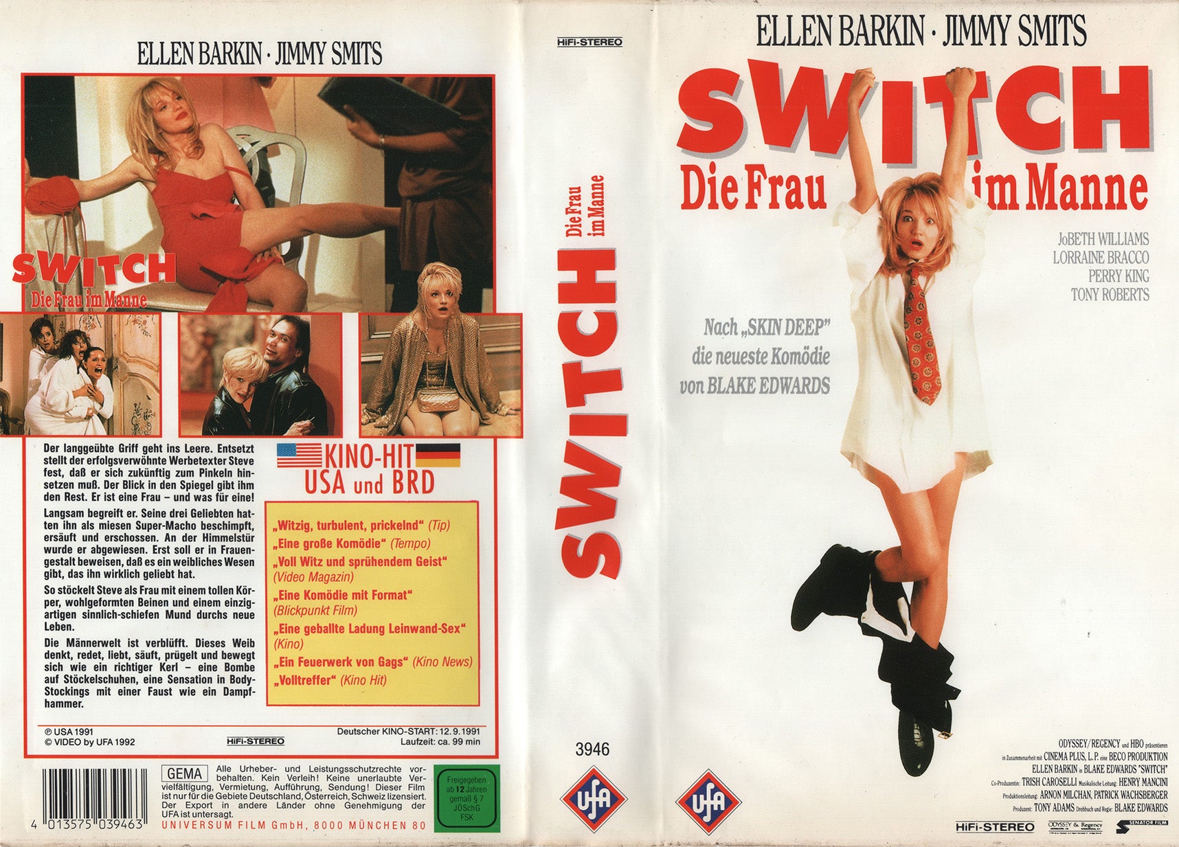Switch - Die Frau im Manne (VHS - 1992 - DE)