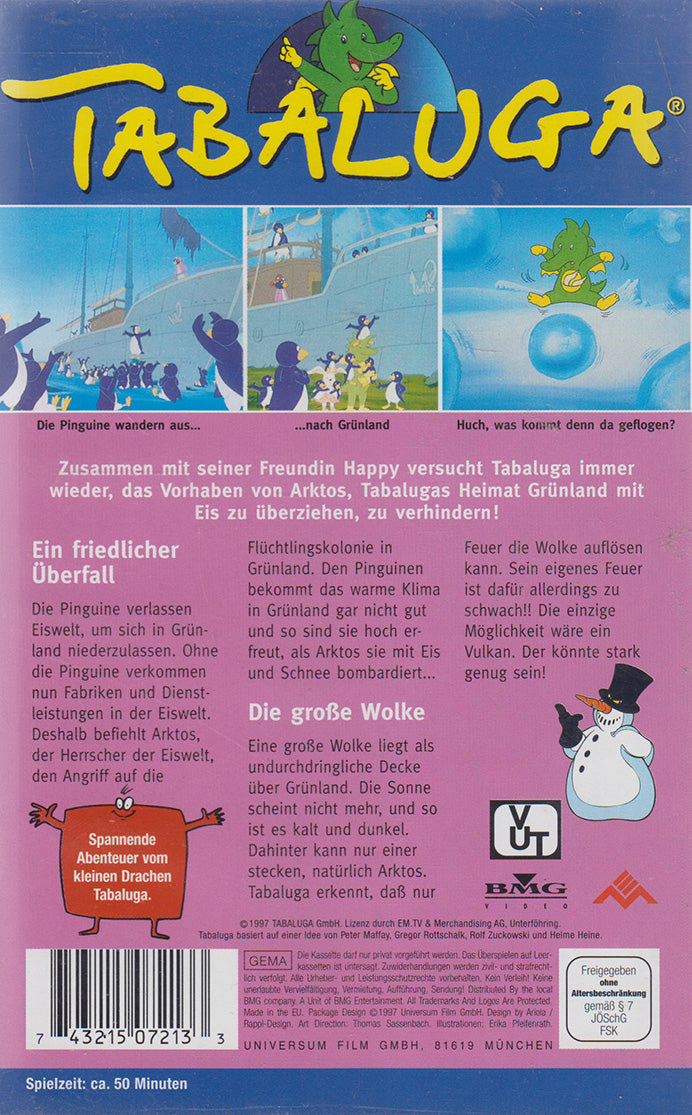 Tabaluga 6: Ein friedlicher Überfall & Die große Wolke (VHS - 1997 - DE)