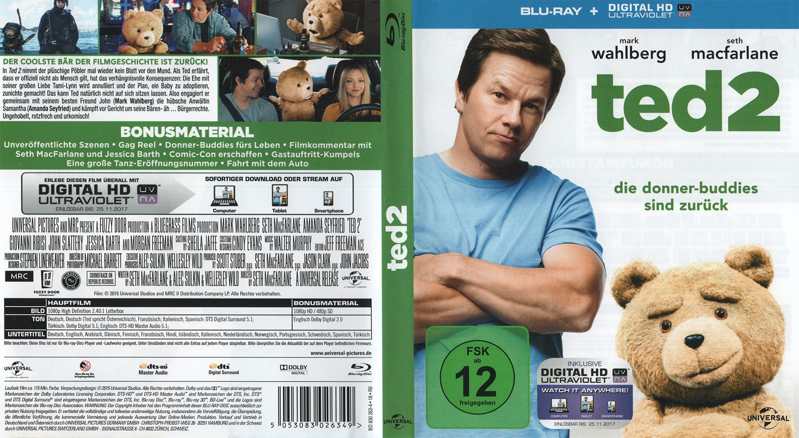Ted 2 (Blu-ray - 2015 - DE)