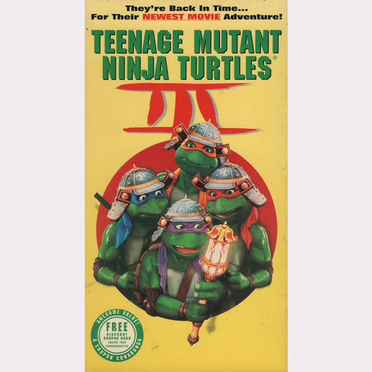Teenage Mutant Ninja Turtles III (VHS - US)