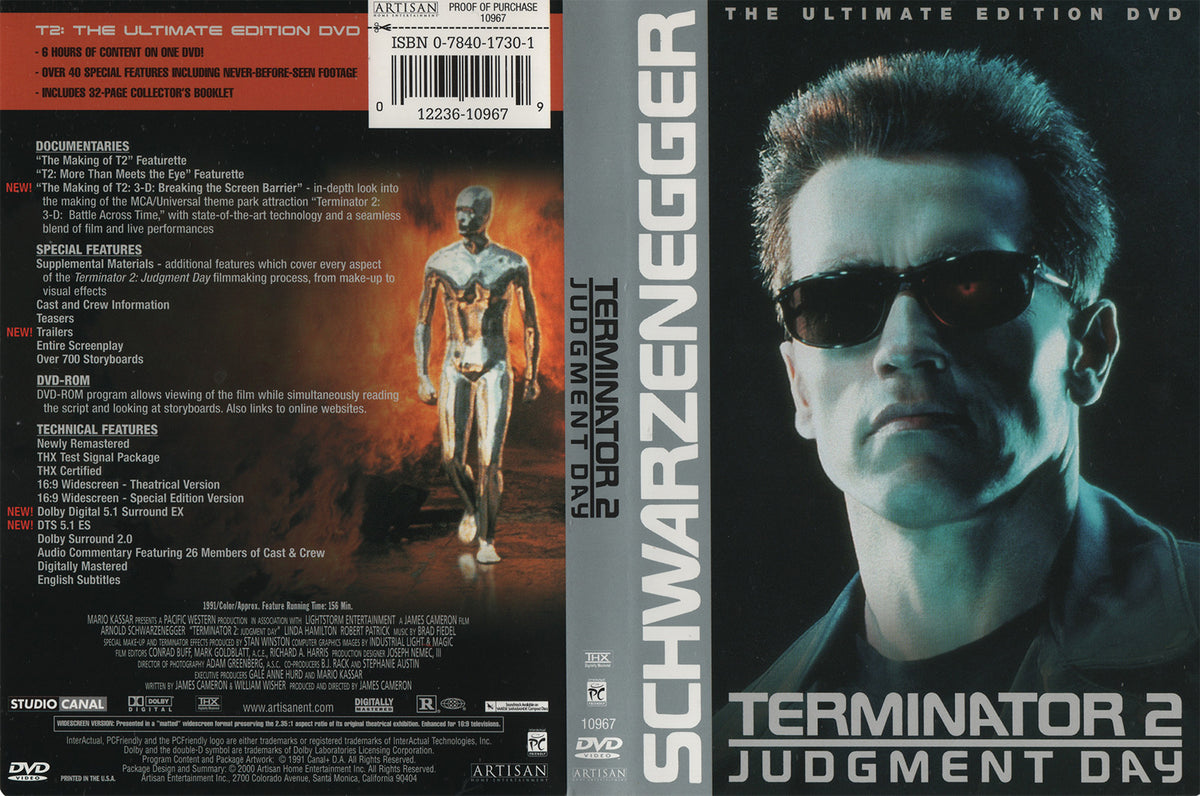 Terminator 2: Judgment Day [The Ultimate Edition] (DVD - 2000 - US)
