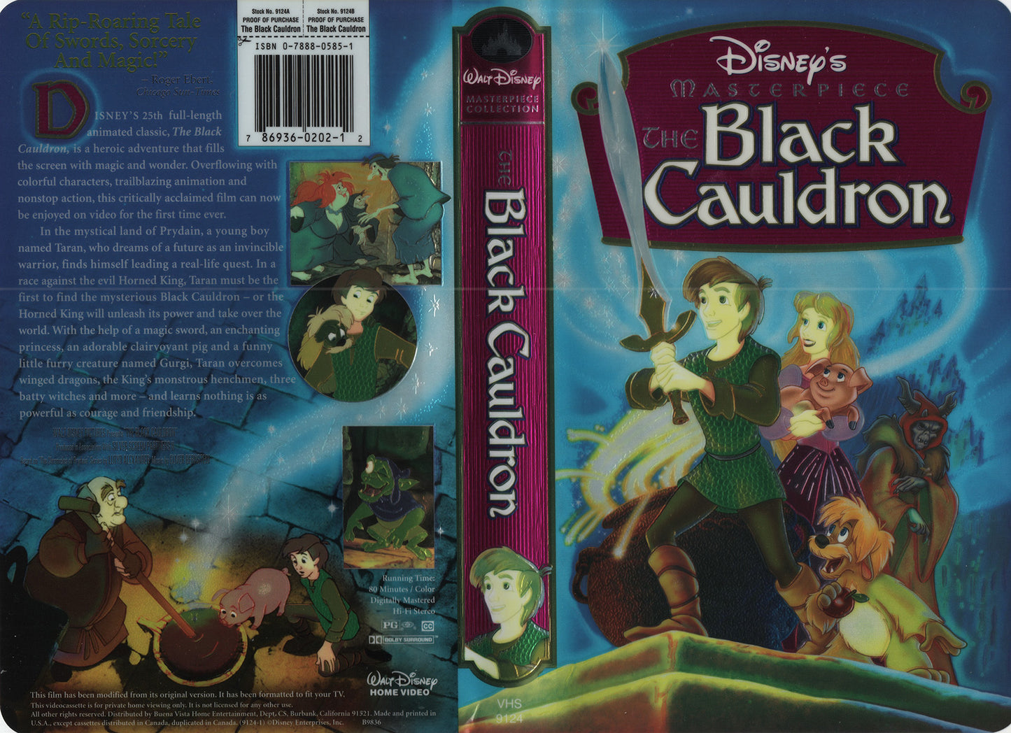 The Black Cauldron (VHS - US)