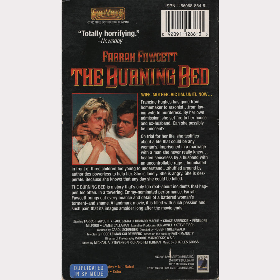 The Burning Bed (VHS - 1995 - US)
