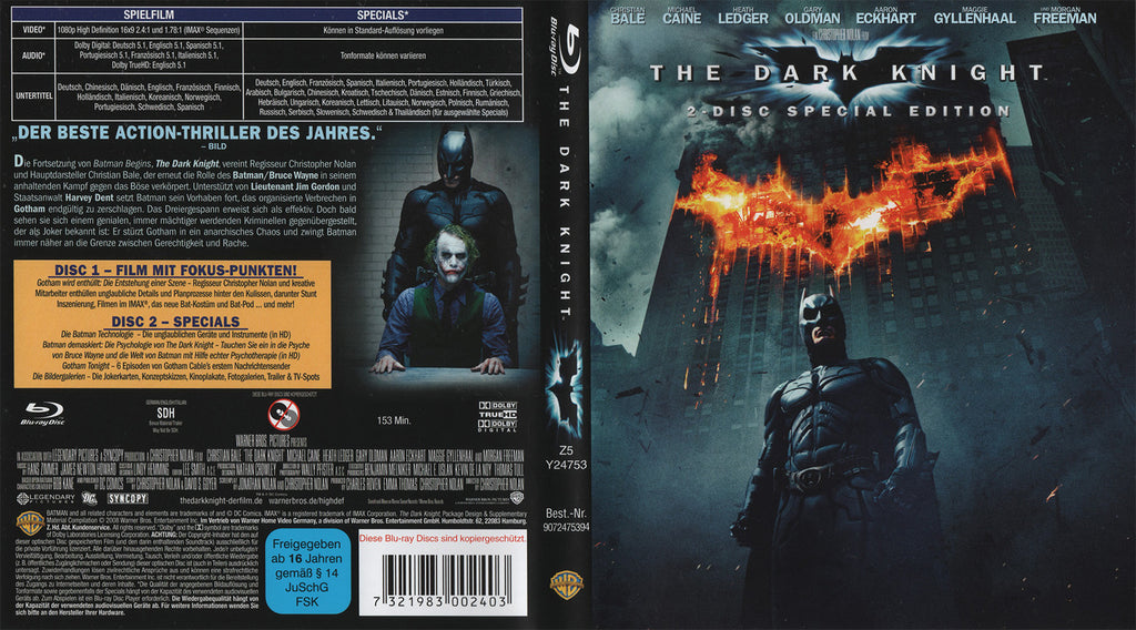 The Dark Knight (2xBlu-ray - 2008 - DE)