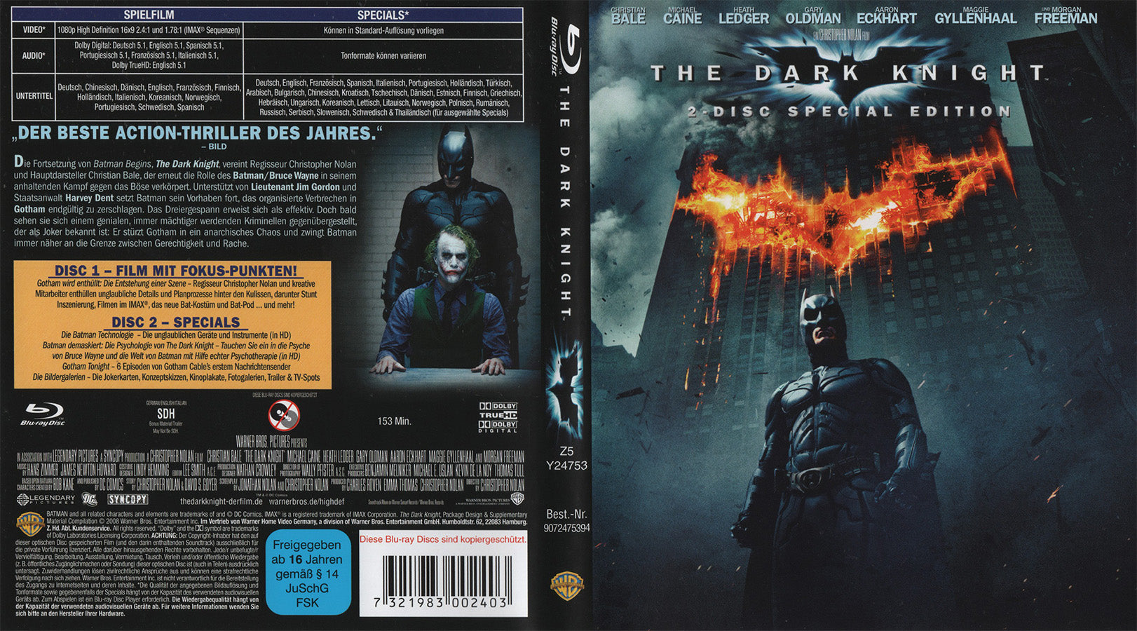 The Dark Knight (2xBlu-ray - 2008 - DE)