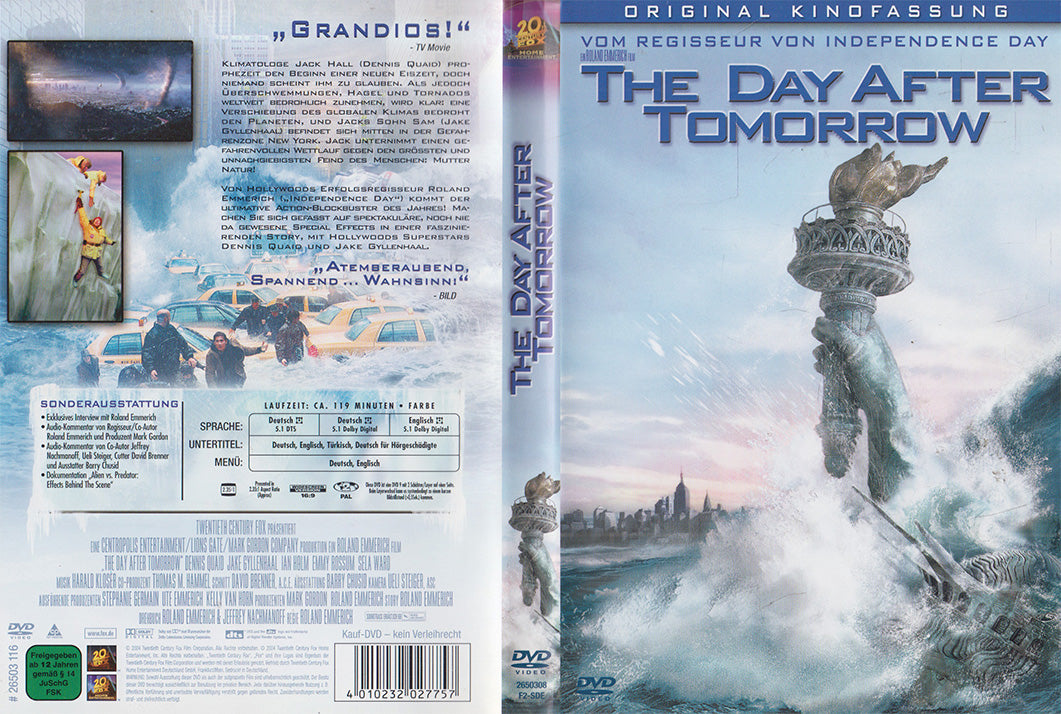 Le Jour d'après (DVD - 2004 - DE)