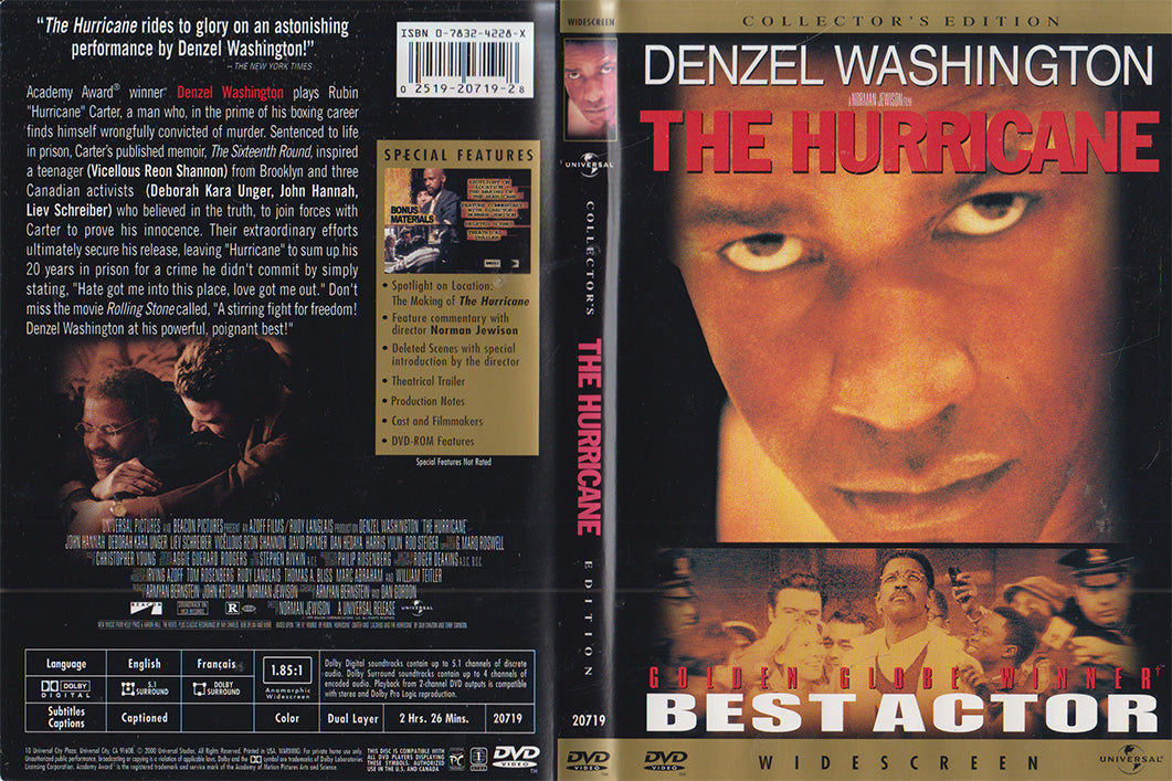 L'Ouragan (DVD - 2000 - États-Unis)