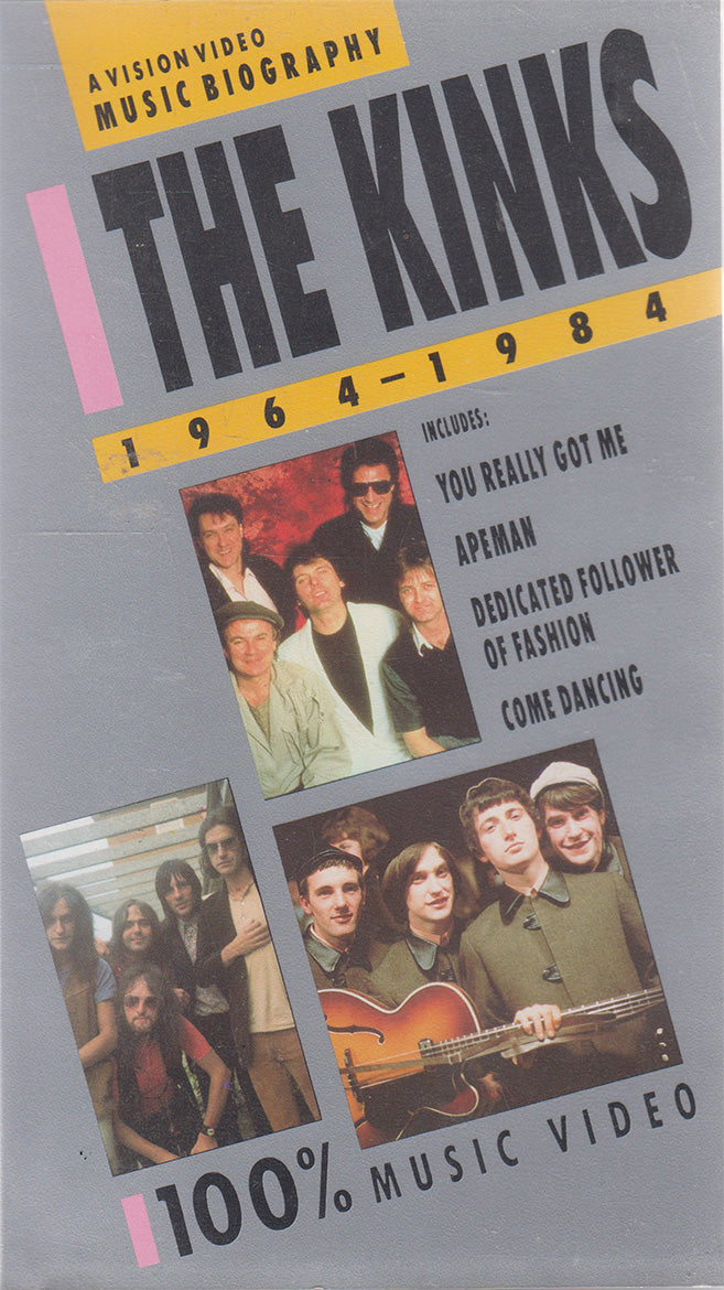 The Kinks: Music Biography 1964-1984 (VHS - UK)